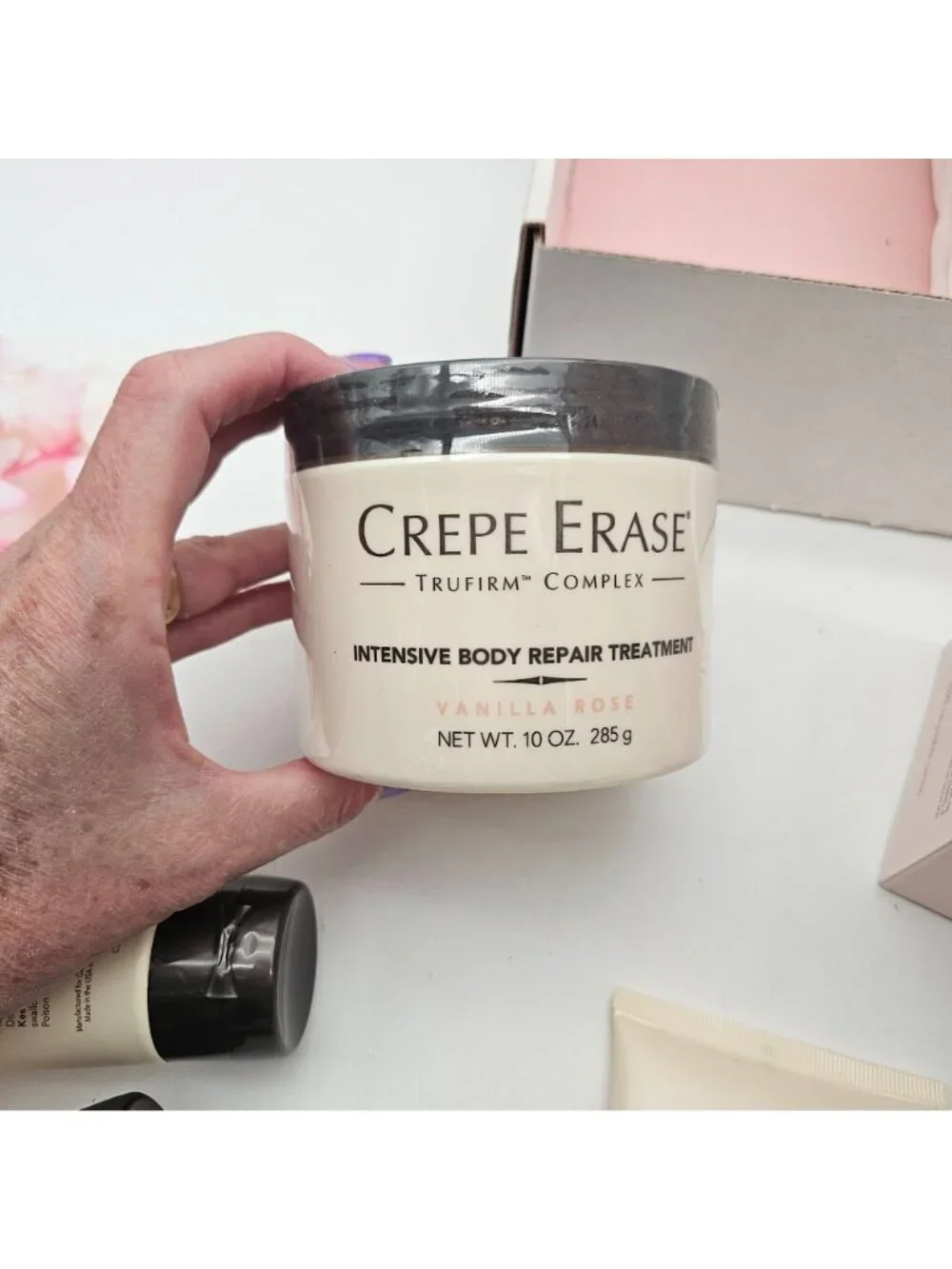 Crepe Erase Vanilla Rose Kit Plus Hand Repair Treatment NEW